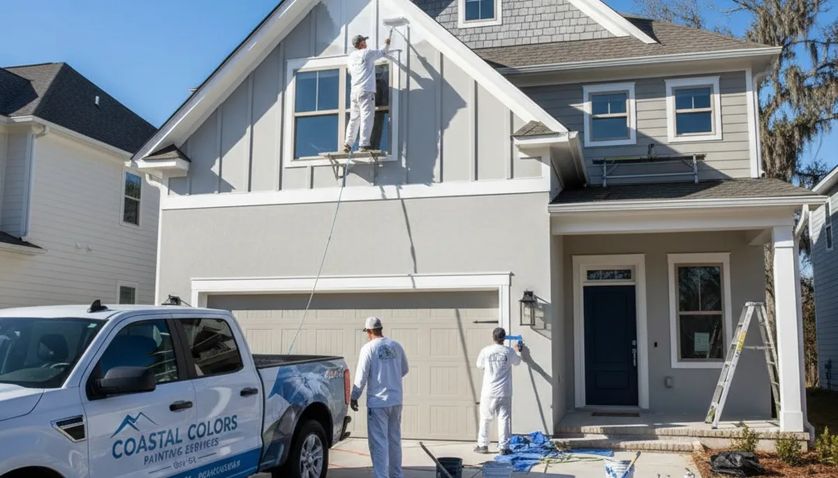 Professional house painters in Savannah GA providing expert exterior and interior painting services