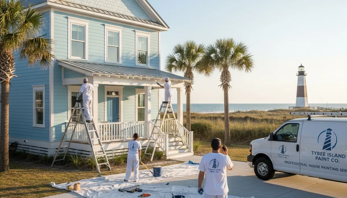 House painters in Savannah, GA providing professional exterior painting services