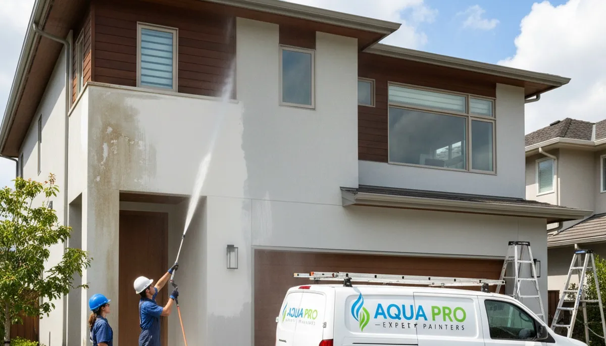 Professional pressure cleaning service restoring home exterior in Savannah, GA